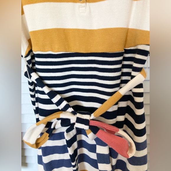 Anthropologie Saturday Sunday Striped Long Sleeve Midi Riley Dress Ribbed Size S - Picture 6 of 11